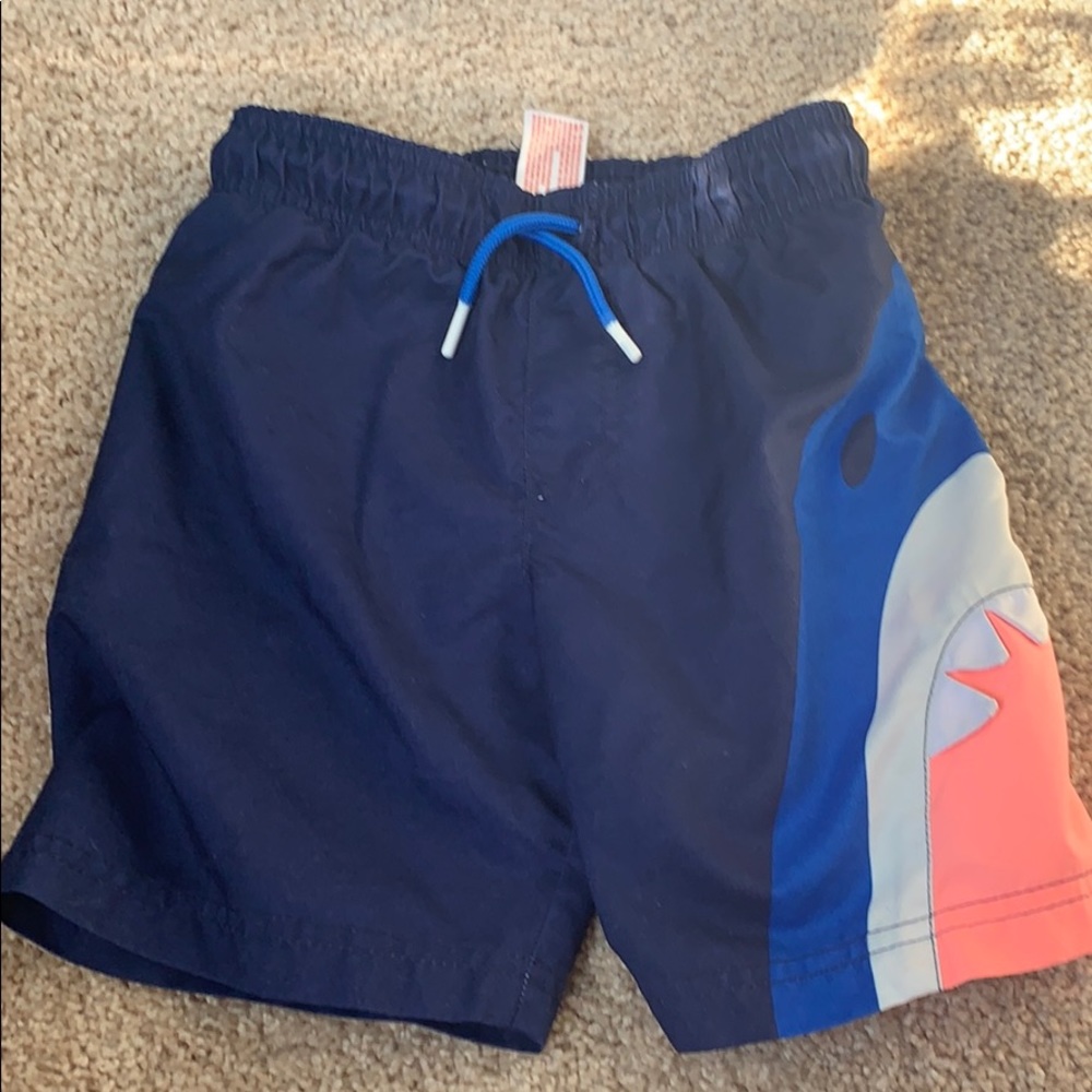 Shark Swim Trunks 5T
